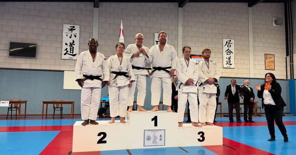 Districtskampoenen Koen Vermeule en Ruud van Zwieten van Judo Academie Amsterdam