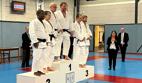 Koen Vermeule en Ruud van Zwieten van Judo Academie Amsterdam zijn zondag 12-1-2025 districtskampioen geworden van Noord-Holland.