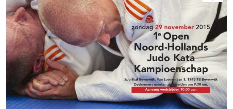 Aankondiging: 1e Noord-Hollands Judo Kata Kampioenschap